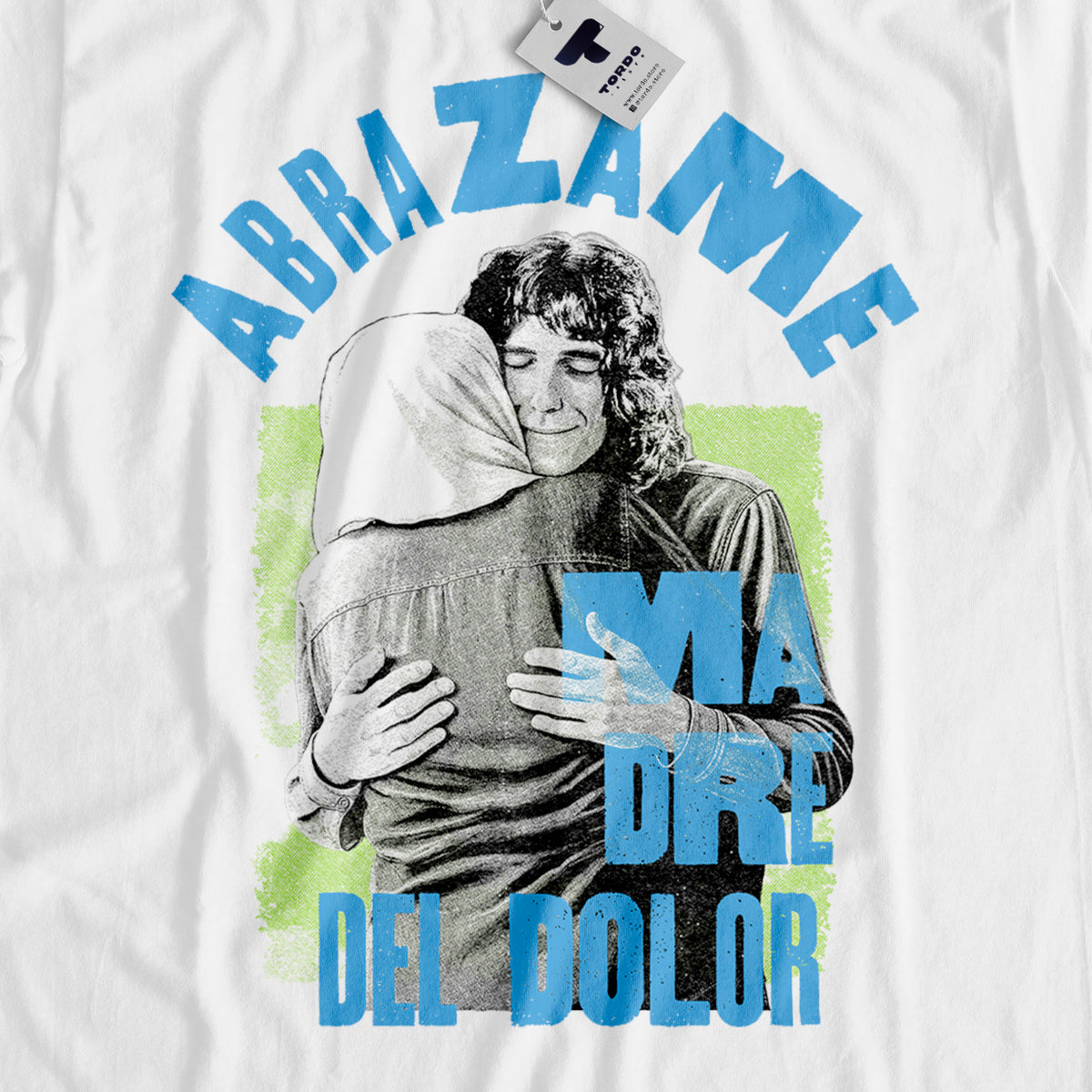 Abrazame Post Crucifixión - Detalle del diseño