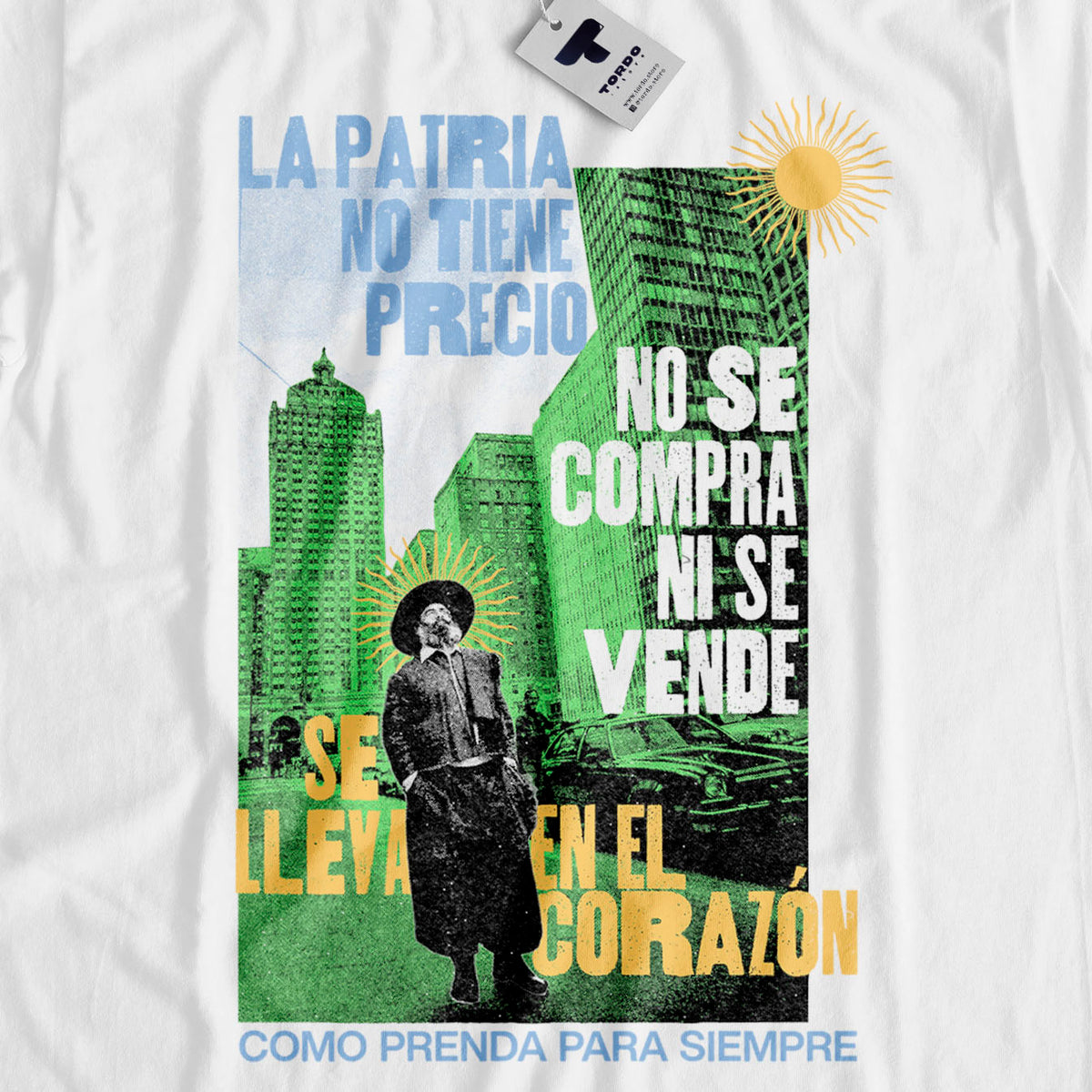 Cafrune en Nueva York - Detalle del diseño