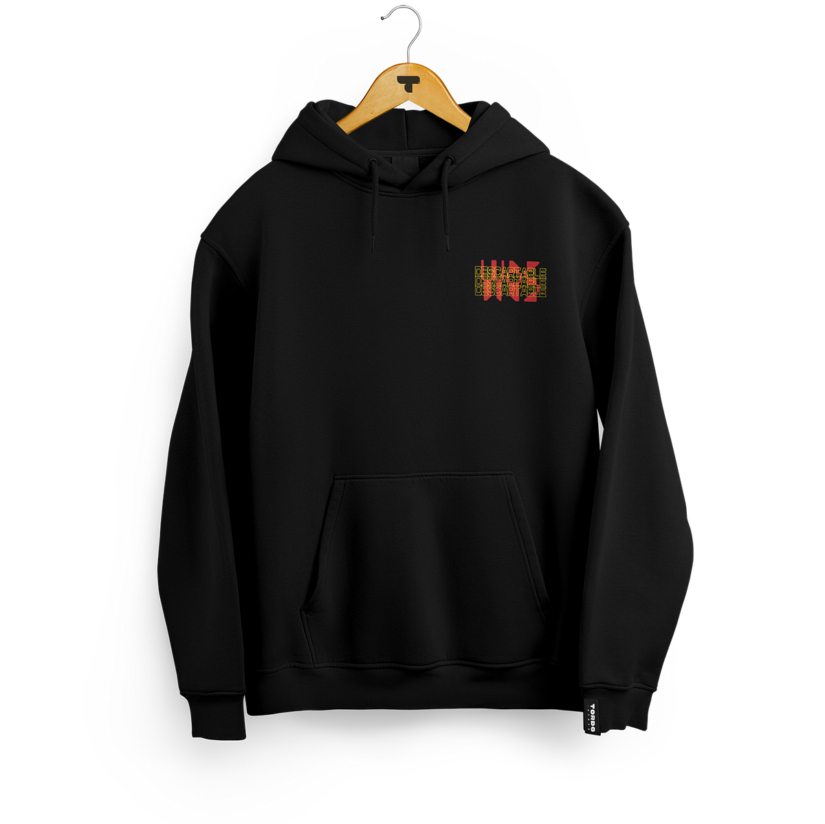 Hoodie Quemaras - Detalle del diseño