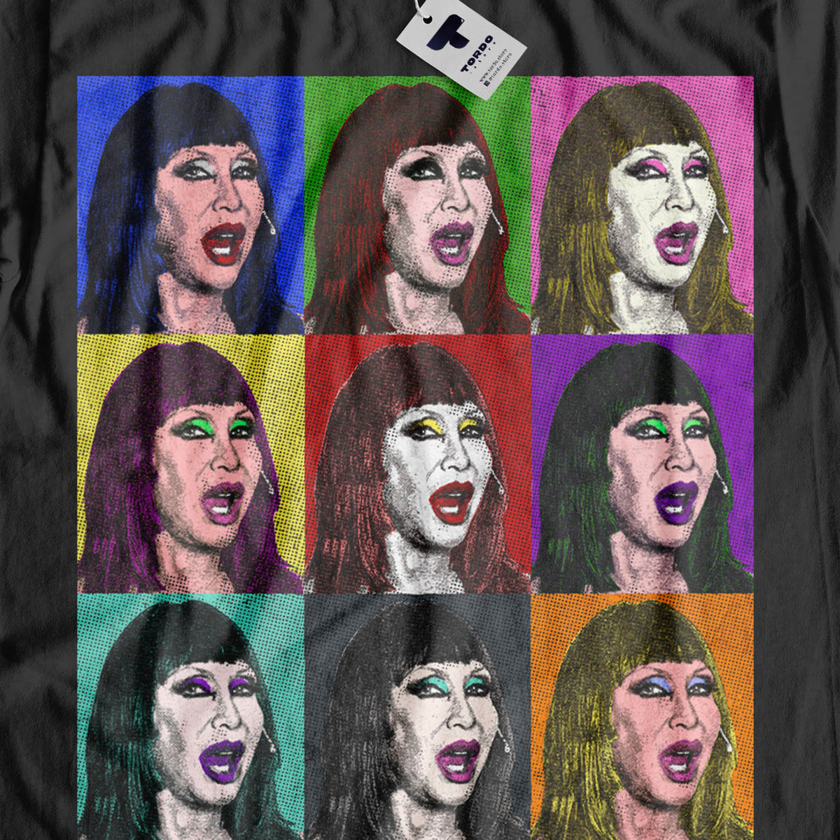 Moria Warhol - Detalle del diseño