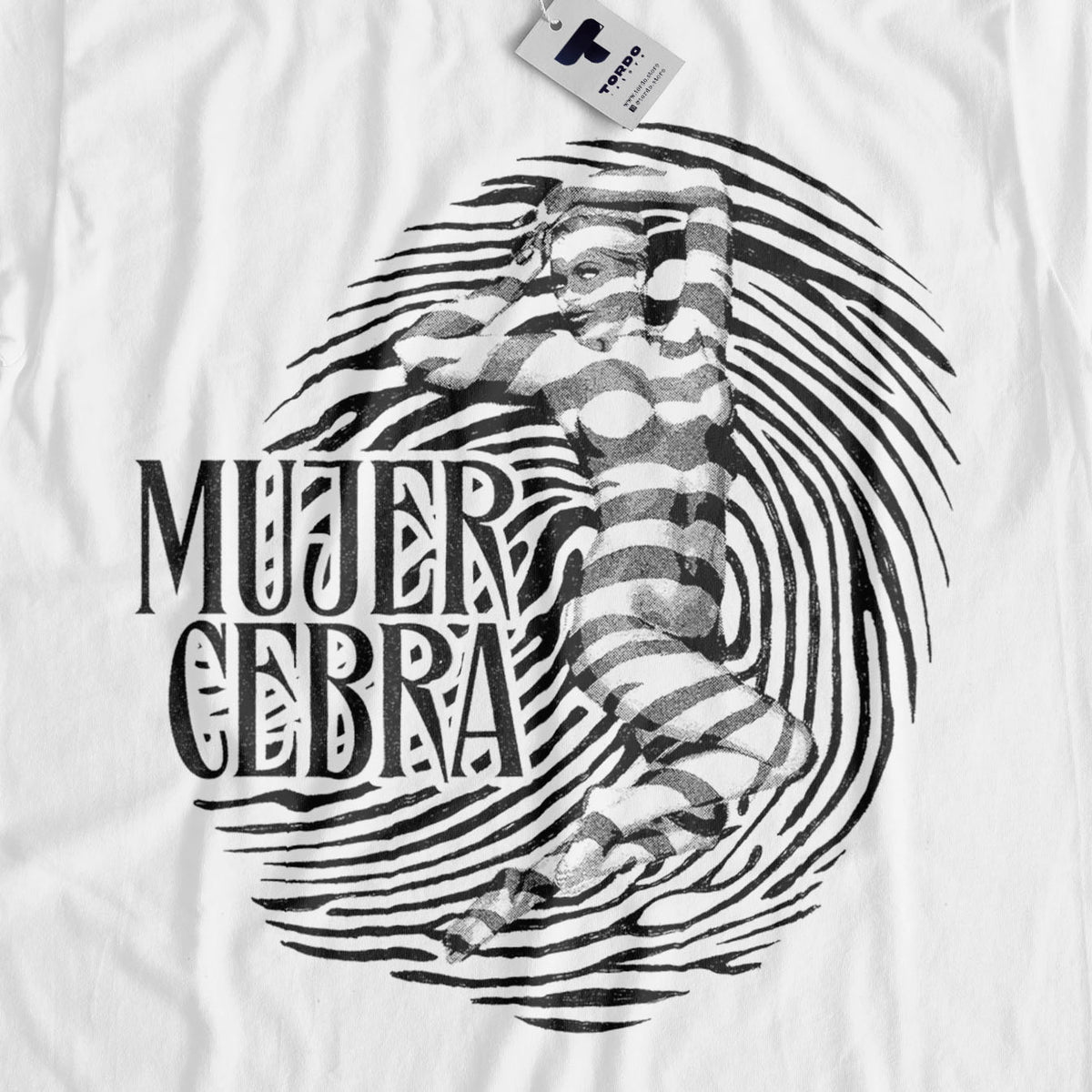 Mujer Cebra - Detalle del diseño