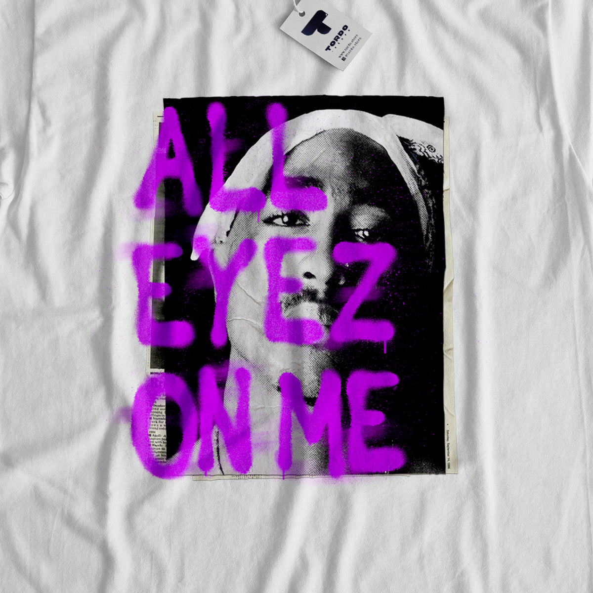 Tupac All Eyez Street - Detalle del diseño
